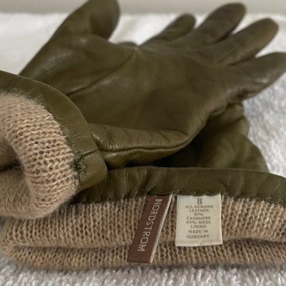 Genuine leather cashmere lined gloves from Nordstrom - Picture 3 of 3